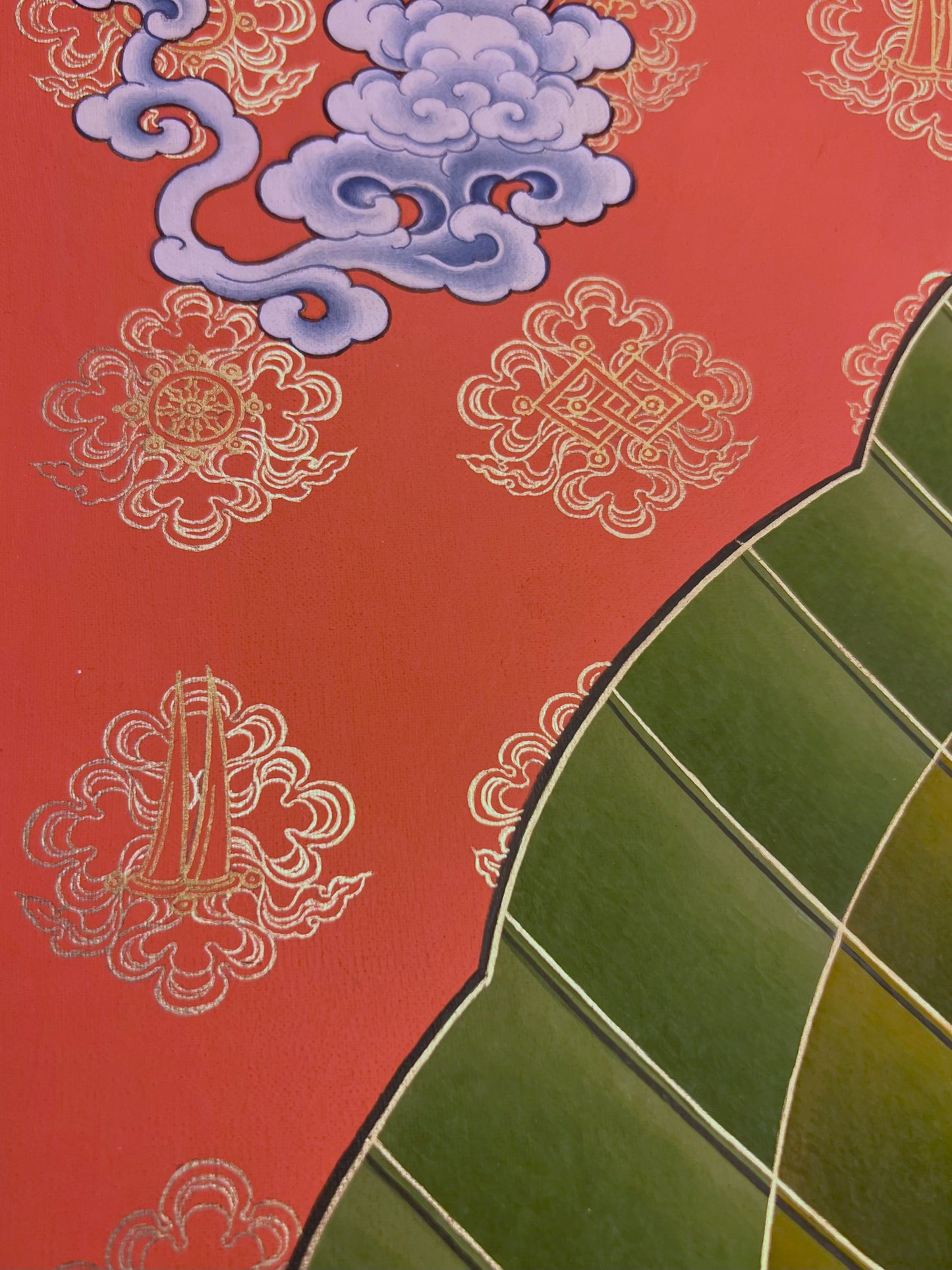 Chenrezig Leaf Thangka