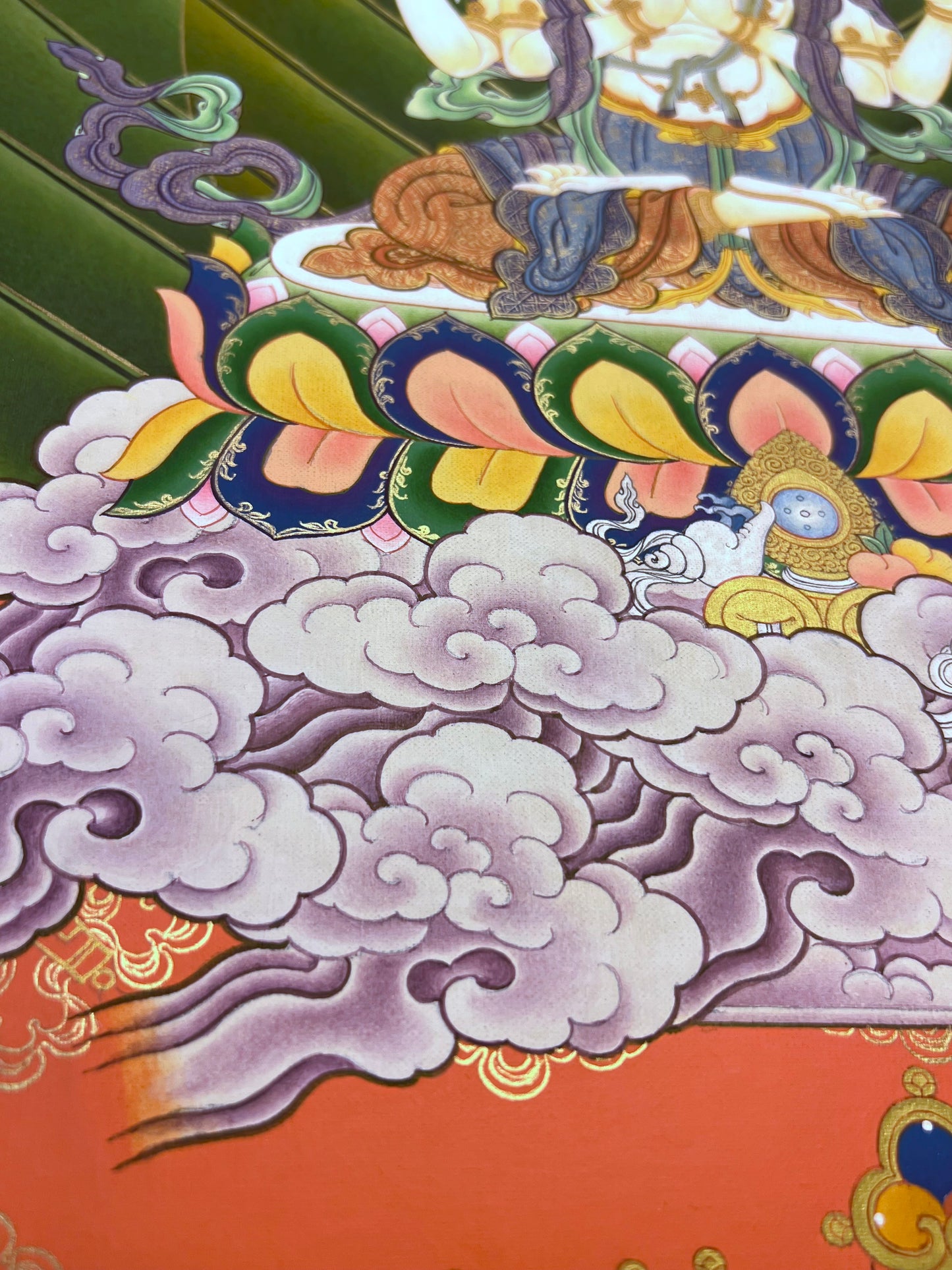 Chenrezig Leaf Thangka