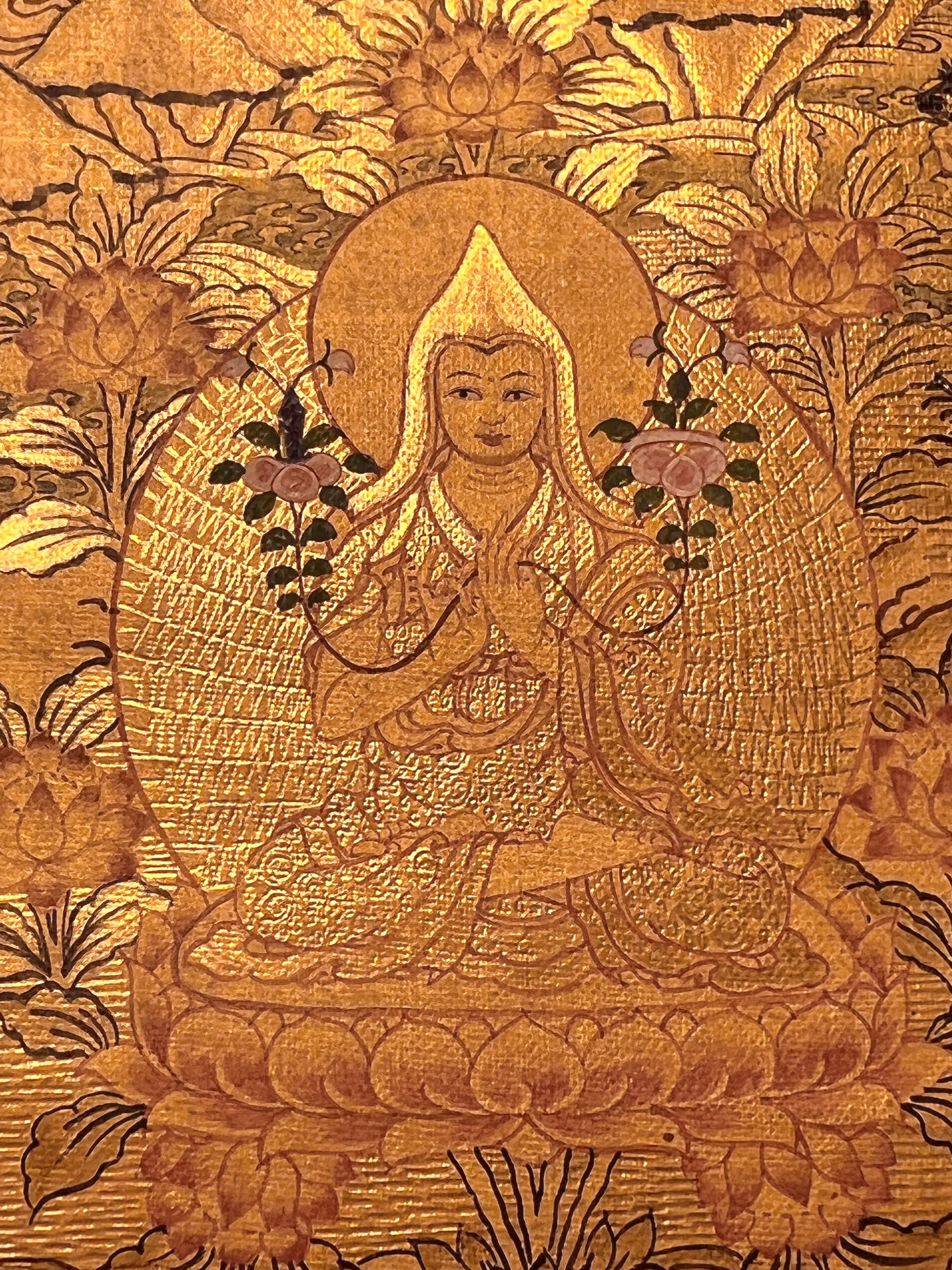 Shakyamuni Rainbow Body Mandala Unbrocaded Thangka