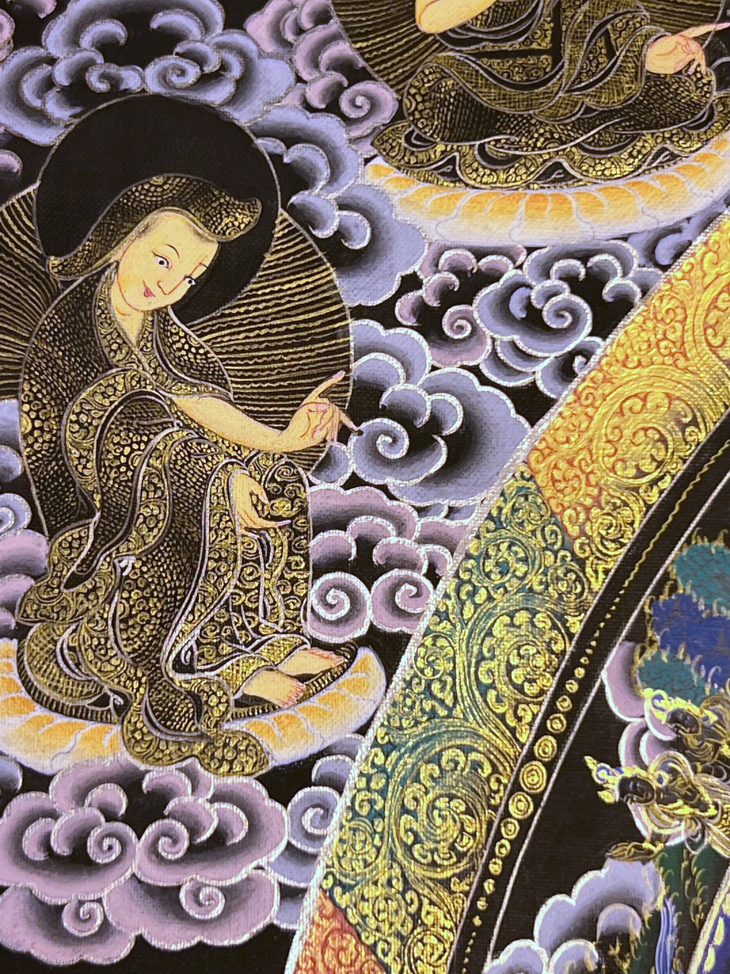 Shakyamuni Mandala Unbrocaded Thangka