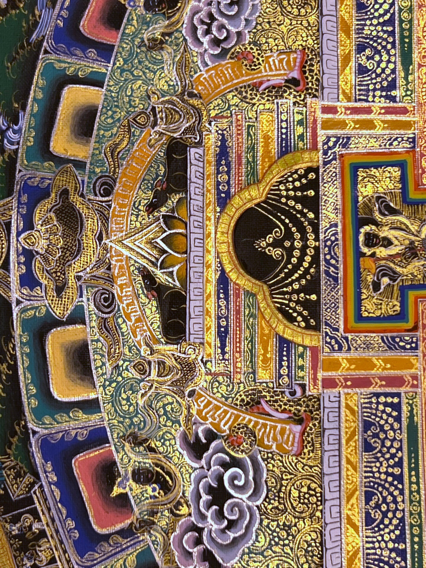 Shakyamuni Mandala Unbrocaded Thangka