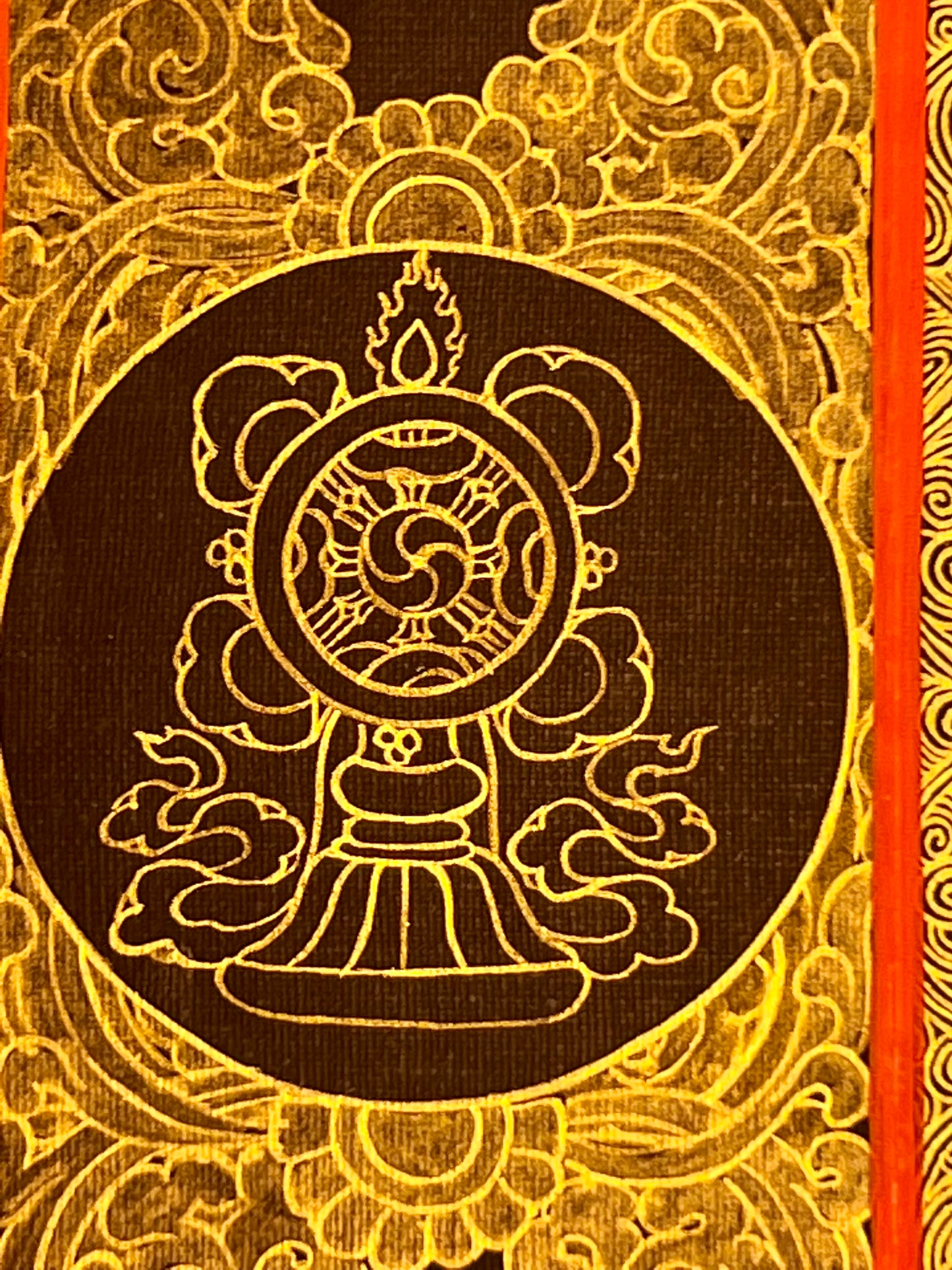 Chenrezig Compassion Mandala Unbrocaded Thangka