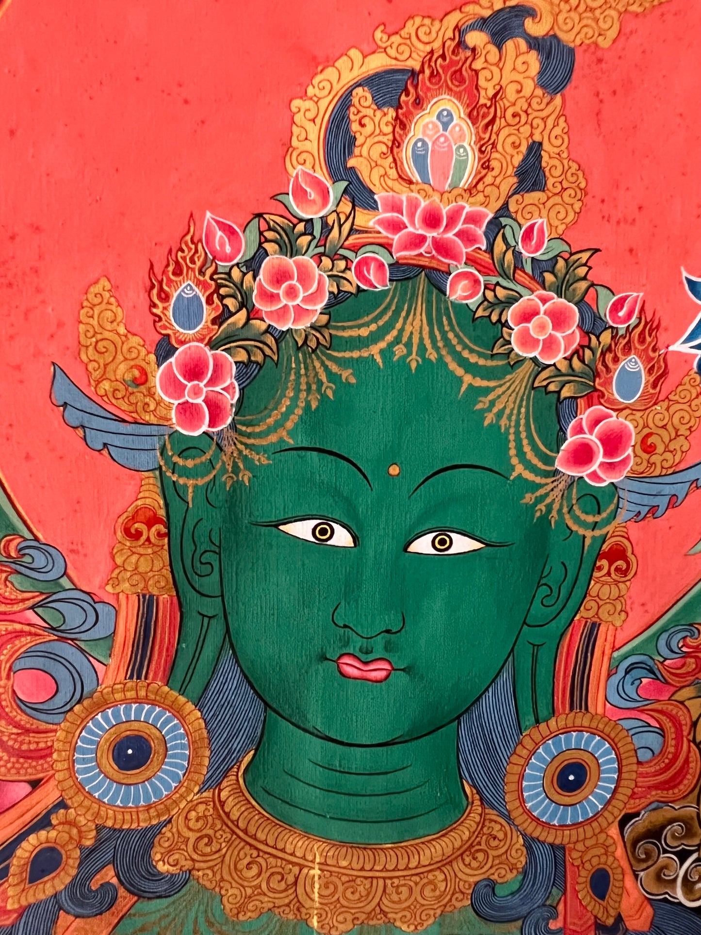 Green Tara Thangka