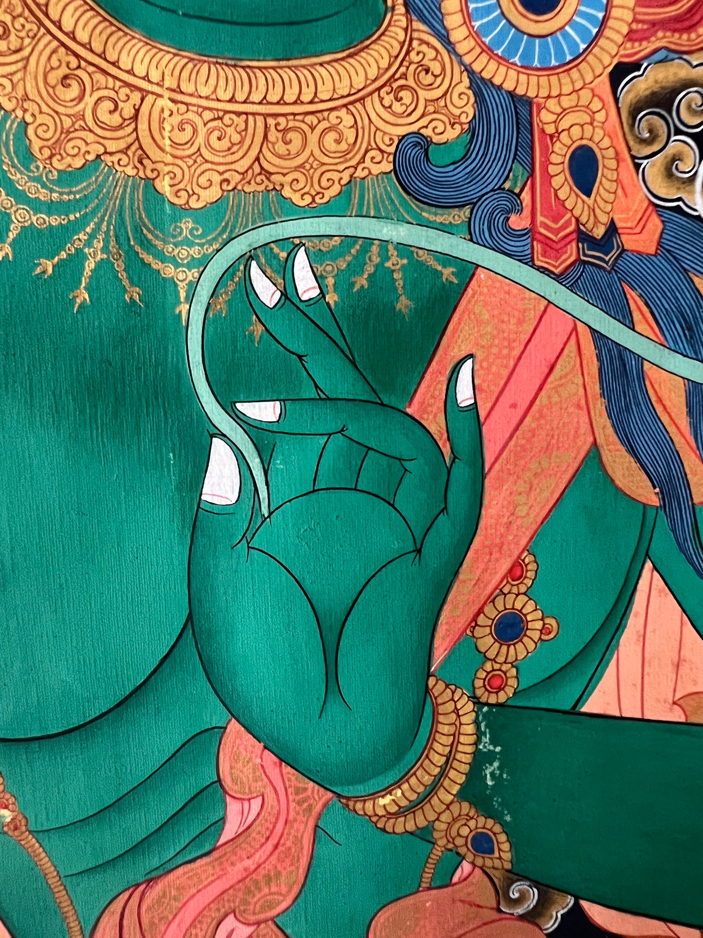 Green Tara Thangka