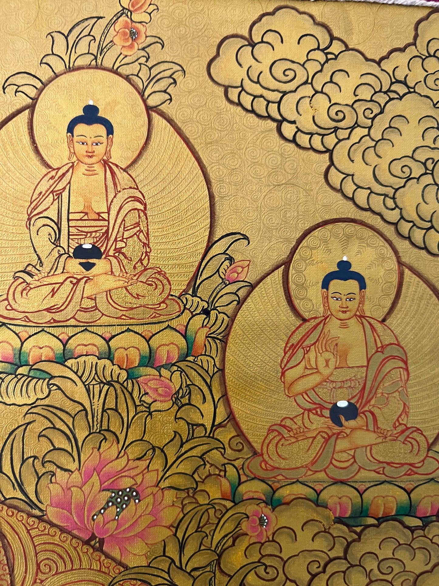 Green Tara Gold Thangka