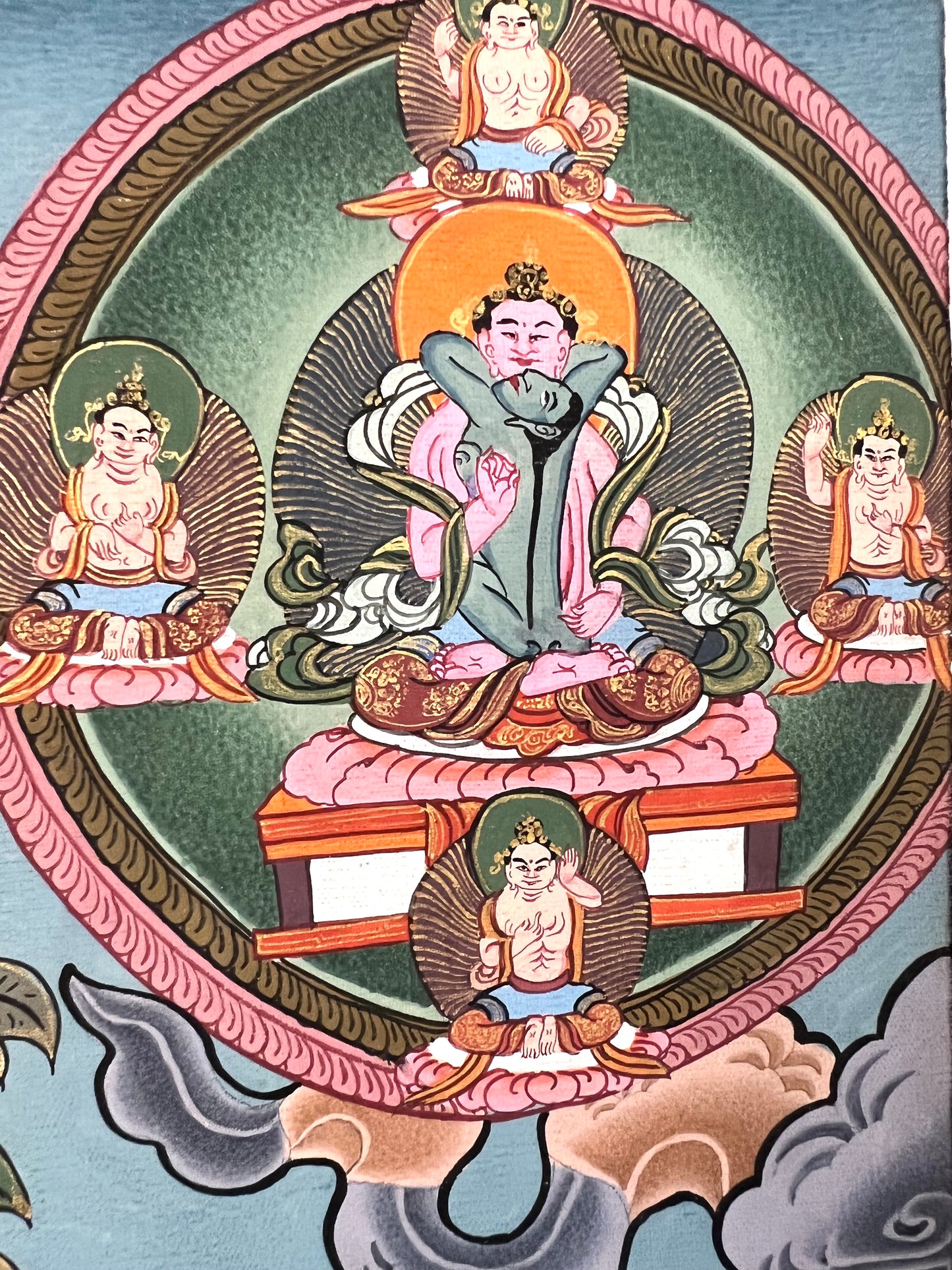 One Hundred Peaceful and Wrathful Deities of Bardo Thangka Set