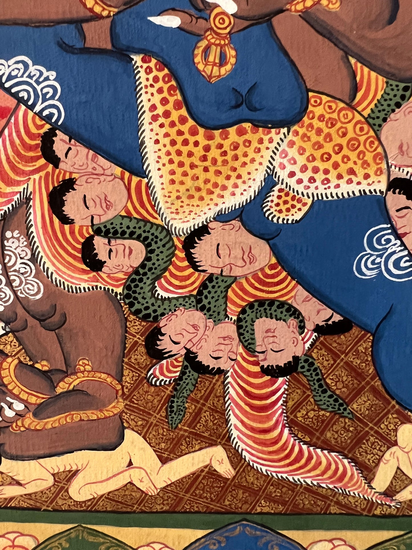 One Hundred Peaceful and Wrathful Deities of Bardo Thangka Set