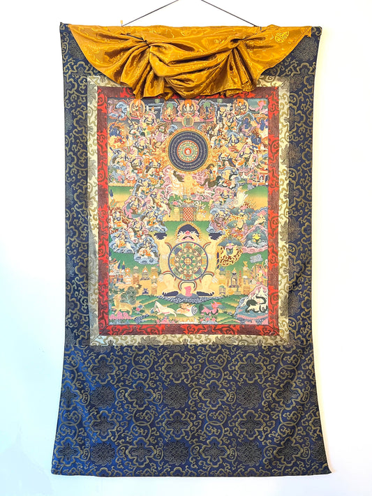 Tibetan Astrological Calendar Thangka